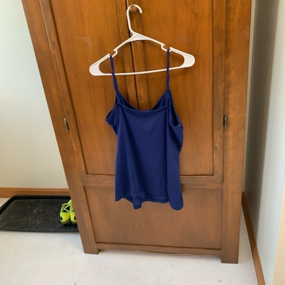 Lane Bryant royal blue cami tank adjustable strap size 14/16